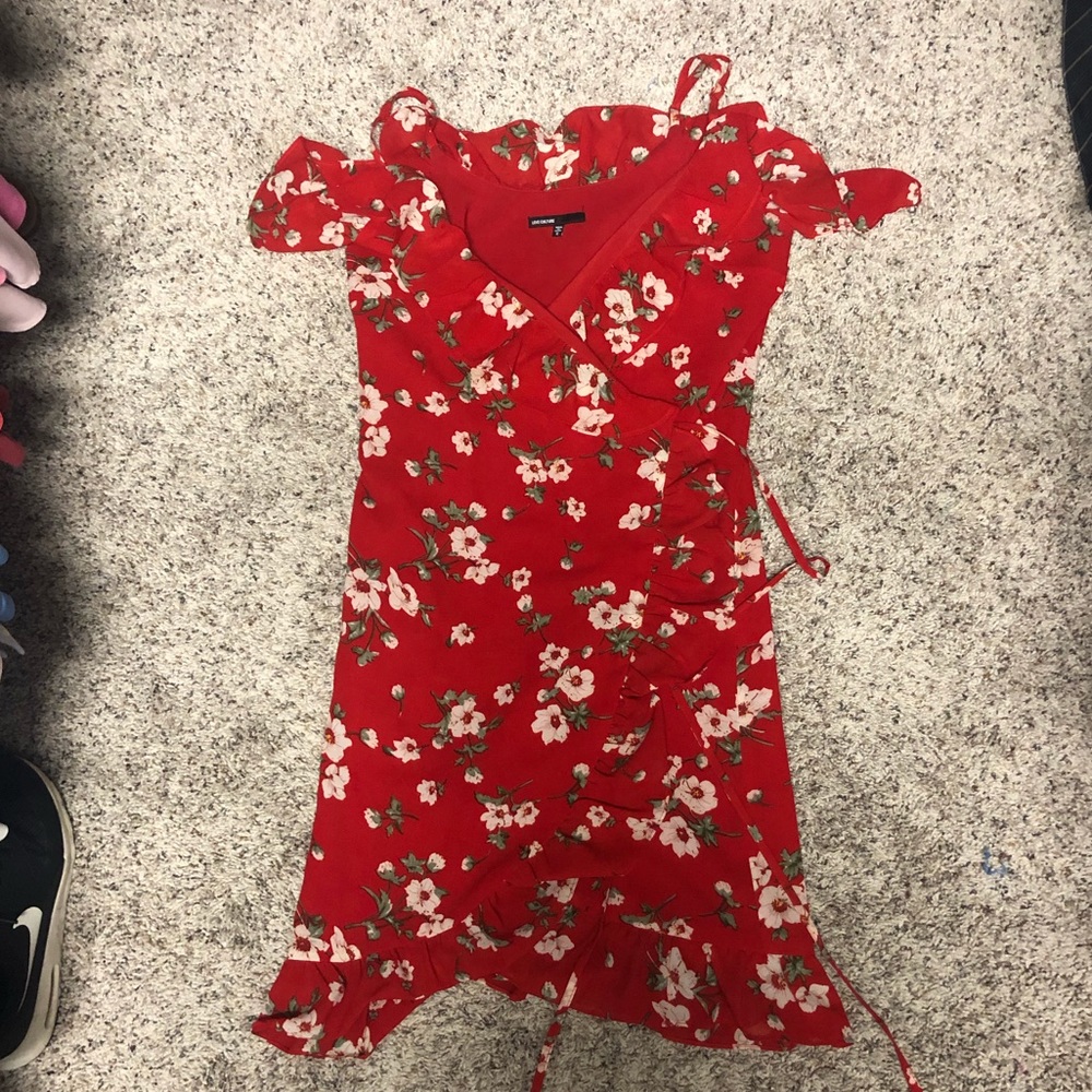 Love culture cold shoulder tank wrap dress